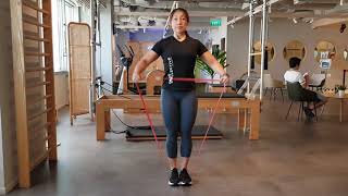 How to | Resistance Band Standing Lateral Raises