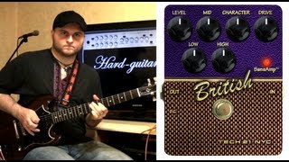 Tech 21 British Character Series pedal SansAmp Demo and Review