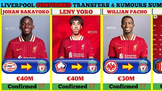 🚨ARNE SLOT FIRST CONFIRMED✅ SIGNINGS AT LIVERPOOL |  LIVERPOOL LATEST CONFIRMED TRANSFERS & RUMOURS