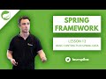 Spring Framework - Lesson 12 - Basic Contracts in Spring Data