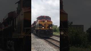 KCS duo leads CPKC 247 through Mayfair! #train #railfanning