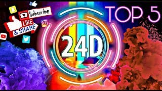 《TOP 5》24D MUSIC 2019(USE HEADPHONES🎧) Full HD + 60 FPS