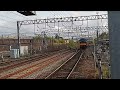 0z37 lsl class 37667 d6851 flopsie depart from crewe platform 6 light loco with tone to crewe h.s.