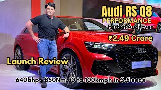 Audi RS Q8 Performance Launched in India - First Look Review of the ₹2.49 Crore Premium Sports Car