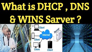 What is DHCP, DNS and WINS Server explained in Hindi - IT WALA