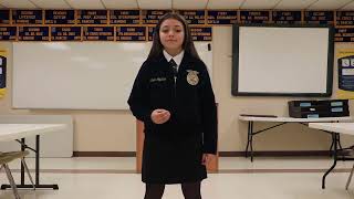 Sands FFA   Lahela Aguilar Chavez FFA Online Spanish Creed