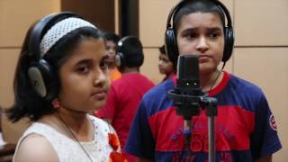 he gajavadan making video.हे गजवदन  a song by saleel kulkarni and 90 singers