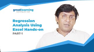 Regression Analysis using Excel Hands-On | Predictive Modelling [Part (1/4)] -Tutorial for Beginners