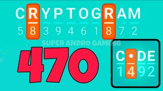 CRYPTOGRAM 470