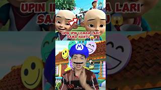 Upin Ipin Lomba Lari Sama Hantu‼️😱 #shorts #upinipin #animasi #fyp