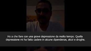 L'ex calciatore Osvaldo: Ho una grave depressione