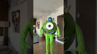 Sorry sis #dressup #mikewazowski #facetime #bestfriends #sisters #costume #costumeparty #monstersinc