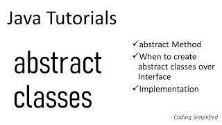 Java Tutorials: abstract classes | abstract Method | Implementation