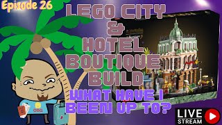 LEGO Hotel Boutique Build & City Update - Where was I? #lego #legocity #stream