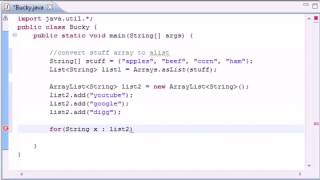 Intermediate Java Tutorial 99 addAll