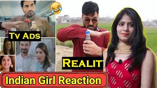 Indian Reaction On Tv Ads Vs Reality | Sajal Ali | Saba Qamar | Poonam Reacts
