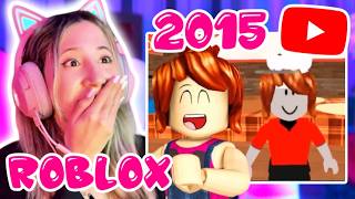 Achei o PRIMEIRO VÍDEO de ROBLOX dos YOUTUBERS!