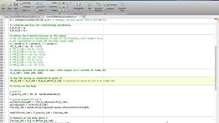 April 20. MATLAB video demo: Springy 3D Rigid Body Pendulum