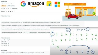 15.9 Gas Station (Greedy Algorithm)-Interviewbit #greedyalgorithm #interview#recursion