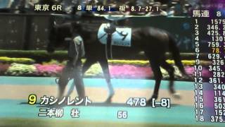 2014/6/1東京6R サラ系3歳 1600m 芝・左（混合）［指定］ 3歳500万円以下