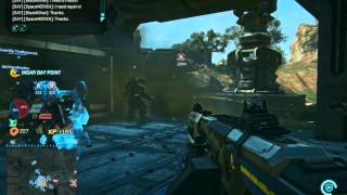 Planetside 2 : General combat video snippets with PhysX GPU particles enabled