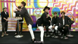 [ENG SUB] 150911 U-KISS BUTT WRESTLING GAME