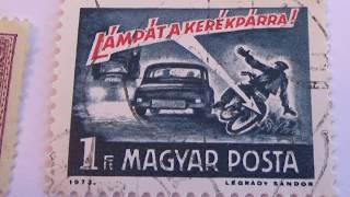 Old and Interesting Hungary Postal Stamps