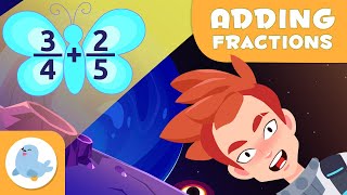 TRICK to ADD FRACTIONS FAST 🔢 The Butterfly Method 🦋 Math for Kids 🚀