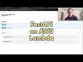 Deploy FastApi to Aws Lambda for Serverless Hosting!