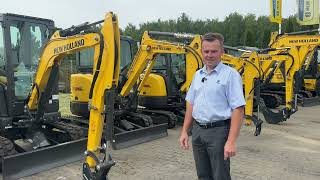 Kompaktowa koparka 2,5 tony o imponujących możliwościach - E25D New Holland