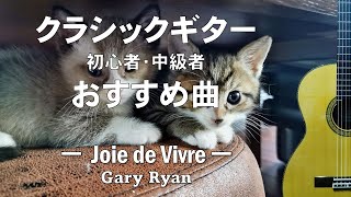 クラシックギター初心者・中級者おすすめ曲【Joie de Vivre】Gary Ryan