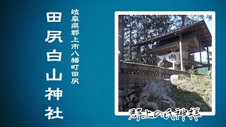 【郡上の氏神様】#110 八幡町 田尻白山神社