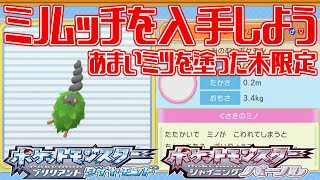 【ポケモンダイパリメイク】ミノムッチを入手しよう あまいミツを塗った木限定【ポケットモンスター ブリリアントダイヤモンド・シャイニングパール】Pocket Monsters