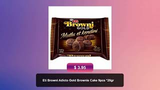 Eti Browni Adicto Gold Brownie Cake 9pcs *20gr