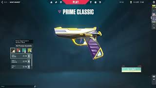 Getting prime classic in valorant night market! 2022 December