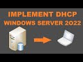 How to Install and Configure a Windows 2022 DHCP Server