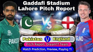 PAK vs ENG 5th T20 2022- Gaddafi Stadium Lahore Pitch Report | Pakistan vs England | Cricket | Live