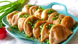 Keto shrimp fried dumplings生酮低碳鲜虾煎饺  专为高血糖订制