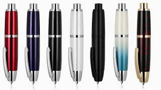 Jinhao 10 Press Retractable Fountain Pen Fine Nib with Converter Writing Gift Pen