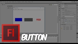 Adobe Flash CS6 Tutorial - Creating Animated Button