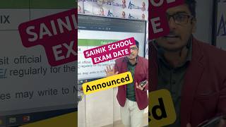 Sainik School Exam Date | AISSEE | 2025 #shorts #ytshorts