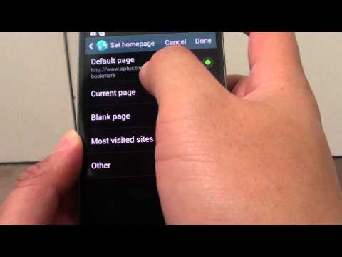 Samsung Galaxy S4: How to Change Internet Browser Default Home Page Samsung Galaxy S4: How to Change Internet Browser Default Home Page