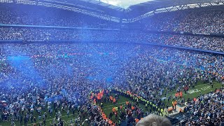 Man City V Aston Villa Final Moments + Pitch Invasion (4k 60fps)