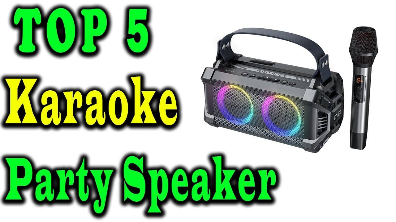 5 Best Karaoke Party Speaker Review 2023 - YouTube