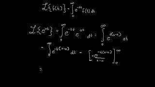 Laplace Transform: Exponential Function