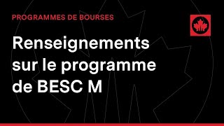 Renseignements sur le programme de BESC M