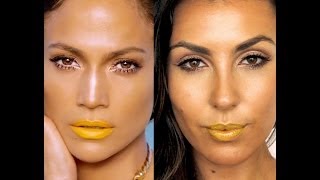 Jennifer Lopez (JLo) Flawless Yellow Lip - Professional Get The Look Tutorial