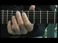 Playing D-Flat Minor 7 Flat 5 in 2nd Inversion Arpeggios on Guitar