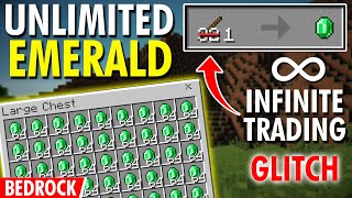 (1.18+) Unlimited EMERALD FARM! + Infinite TRADING (OP GLITCH) - Minecraft