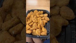 Trying wendys nuggs party pack #viral #mukbang #food #trending #youtubeshorts #foodie #shorts